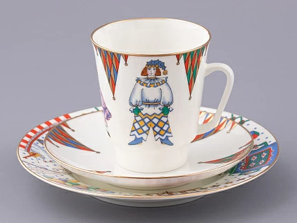 Трехпредметный комплект 165 мл форма Майская рисунок Балет Петрушка, арт. 81.17662.00.1 Трехпредметный комплект 165 мл форма Майская рисунок Балет Петрушка, арт. 81.17662.00.1