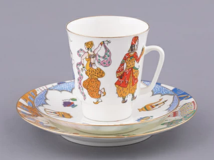 Трехпредметный комплект 165 мл форма Майская рисунок Балет Шахерезада, арт. 81.17663.00.1, 