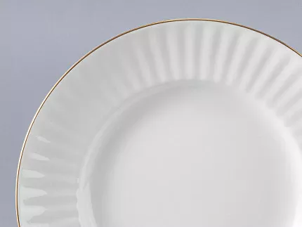 Сервиз чайный форма Волна рисунок Золотой кантик, 6 персон 20 предметов арт. 81.20892.00.1