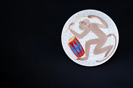 Тарелка декоративная Снежный джаз, на форме Европейская, арт 60.09098.00.1