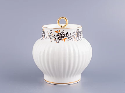 Сахарница форма Волна рисунок Тонкие веточки, арт. 80.09269.00.1 Сахарница форма Волна рисунок Тонкие веточки, арт. 80.09269.00.1