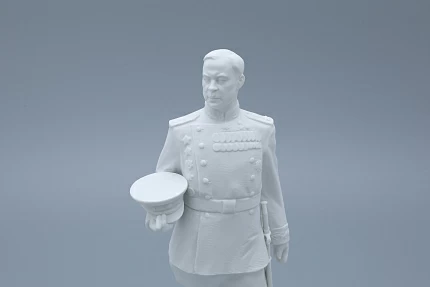 Скульптура Маршал Говоров Л.А., в подарочной упаковке, Белый бисквит, арт. 81.34246.00.1