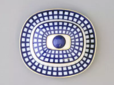 Масленка Прямоугольная Кобальтовая клетка арт. 80.04425.00.1