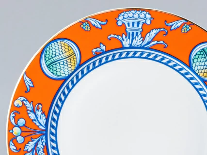 Тарелка форма Европейская 270 мм рисунок Высоцкая. Rosso, арт. 80.37141.00.1, 