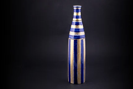 Ваза Бутыль в полоску на форме Бутыль, арт 60.08973.00.1
