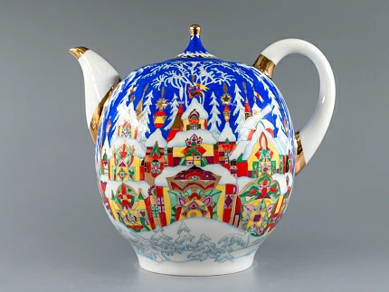 Чайник доливной Новгородский Зимняя сказка 2450 мл арт. 80.07342.00.1