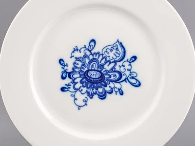 Тарелка мелкая 215 мм Европейская - 2 рисунок Гарден, арт. 80.99798.00.1