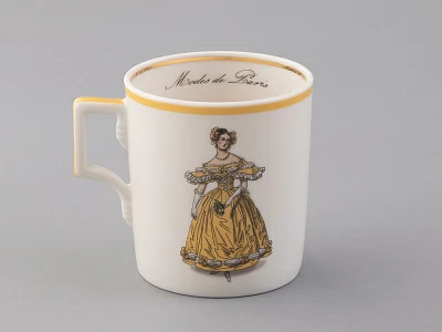 Чашка с блюдцем чайная 220 мл форма Гербовая рисунок Modes de Paris 1835 арт. 81.25416.00.1 Чашка с блюдцем чайная 220 мл форма Гербовая рисунок Modes de Paris 1835 арт. 81.25416.00.1