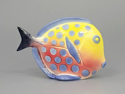 Скульптура форма Рыба-диск рисунок Пятнистая арт. 82.98089.00.1