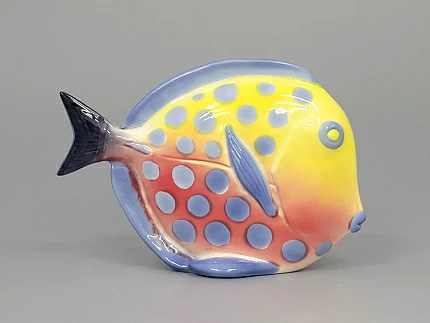 Скульптура форма Рыба-диск рисунок Пятнистая арт. 82.98089.00.1