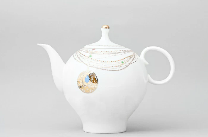 Чайник заварочный Яблочко Золотой медальон 660 мл арт. 80.65391.00.1, 