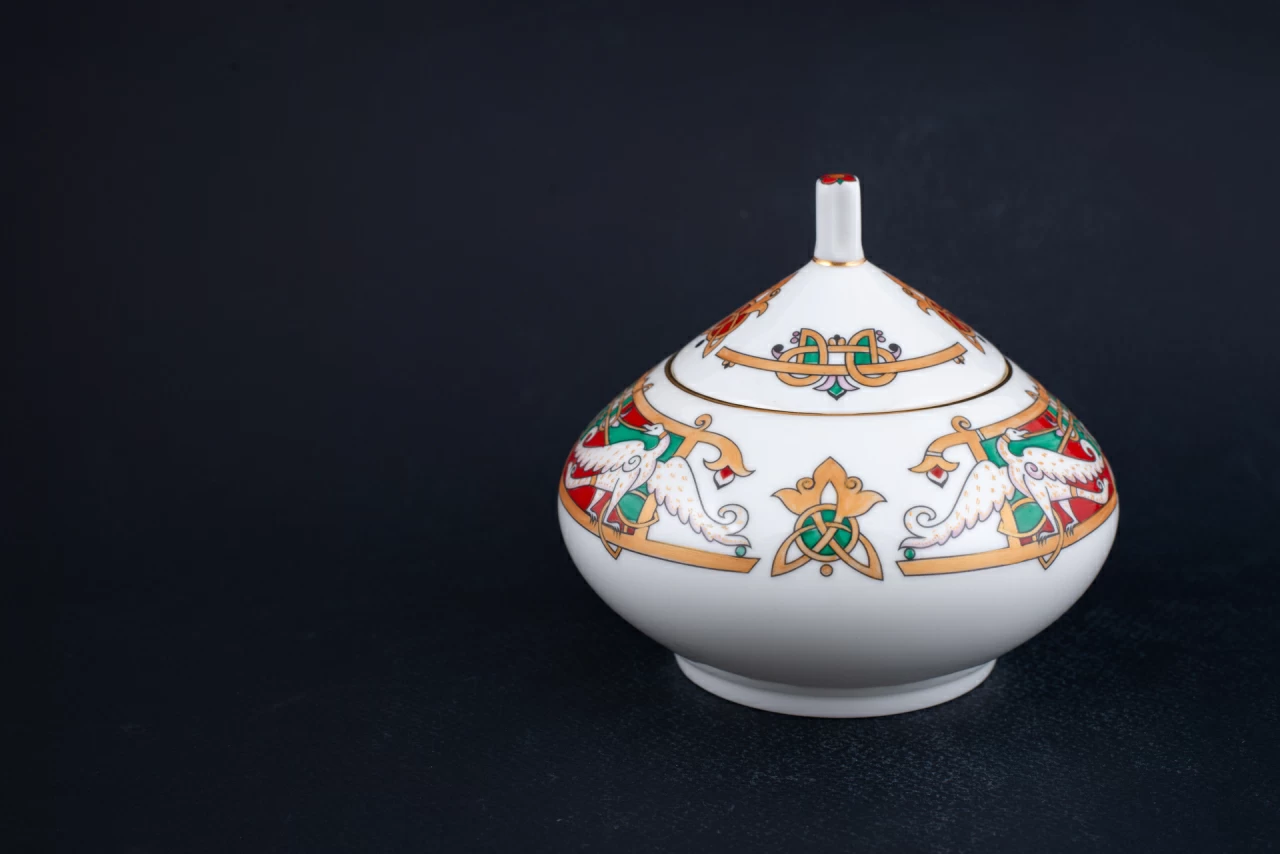 Чайный сервиз Сказочные птицы на форме Купольная, арт 61.20826.00.5, 