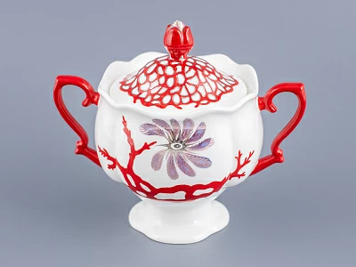 Сахарница форма Наташа, рисунок Сокровища моря арт. 80.60823.00.1