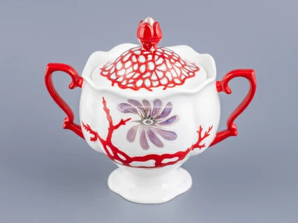 Сахарница форма Наташа, рисунок Сокровища моря арт. 80.60823.00.1,  Сахарница форма Наташа, рисунок Сокровища моря арт. 80.60823.00.1,