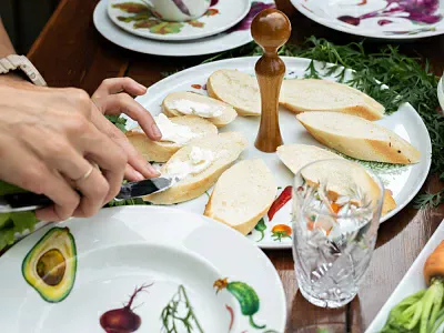 Тарелка 215 мм форма Европейская  мелкая Мамина Дача, арт. 80.48014.00.1