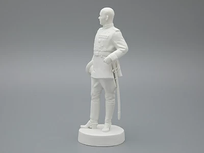 Скульптура Маршал Конев И.С., в подарочной упаковке, Белый бисквит, арт. 81.33454.00.1 Скульптура Маршал Конев И.С., в подарочной упаковке, Белый бисквит, арт. 81.33454.00.1