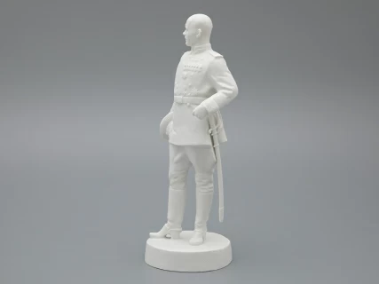 Скульптура Маршал Конев И.С., в подарочной упаковке, Белый бисквит, арт. 81.33454.00.1, 