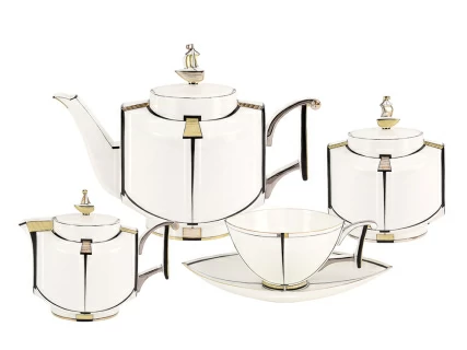 Сервиз чайный форма Ковчег рисунок Ковчег, 6 персоны 15 предметов, арт. 81.15333.01.1, 