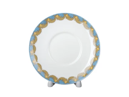 Чашка с блюдцем кофейная 180 мл.,  форма Билибина,  рисунок Сказка о рыбаке и рыбке арт. 81.24272.00.1, 