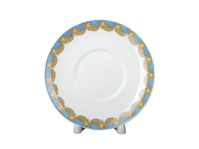 Чашка с блюдцем кофейная 180 мл.,  форма Билибина,  рисунок Сказка о рыбаке и рыбке арт. 81.24272.00.1, 