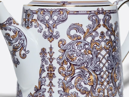 Сервиз чайный на 4 персоны 10 предметов в подарочной упаковке, форма Идиллия рисунок Барокко, арт. 81.34916.00.1, 