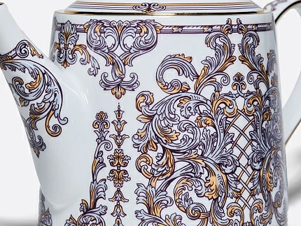 Сервиз чайный на 4 персоны 10 предметов в подарочной упаковке, форма Идиллия рисунок Барокко, арт. 81.34916.00.1