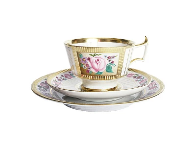 Сервиз кофейный форма Александрия рисунок Воспоминание 6 персон 21 предмет, арт. 81.17899.00.1