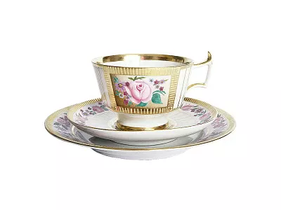 Сервиз кофейный форма Александрия рисунок Воспоминание 6 персон 21 предмет, арт. 81.17899.00.1