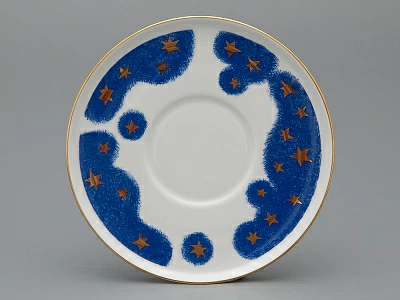 Чашка с блюдцем чайная, форма Колокол рисунок Год лошади, арт. 81.33964.00.1