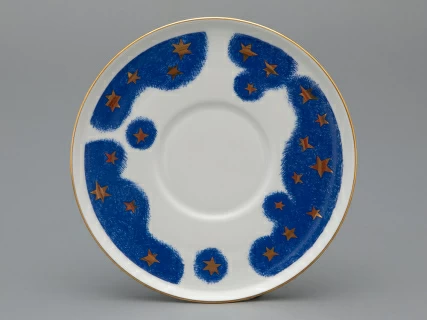 Чашка с блюдцем чайная, форма Колокол рисунок Год лошади, арт. 81.33964.00.1, 