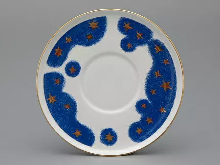 Чашка с блюдцем чайная, форма Колокол рисунок Год лошади, арт. 81.33964.00.1