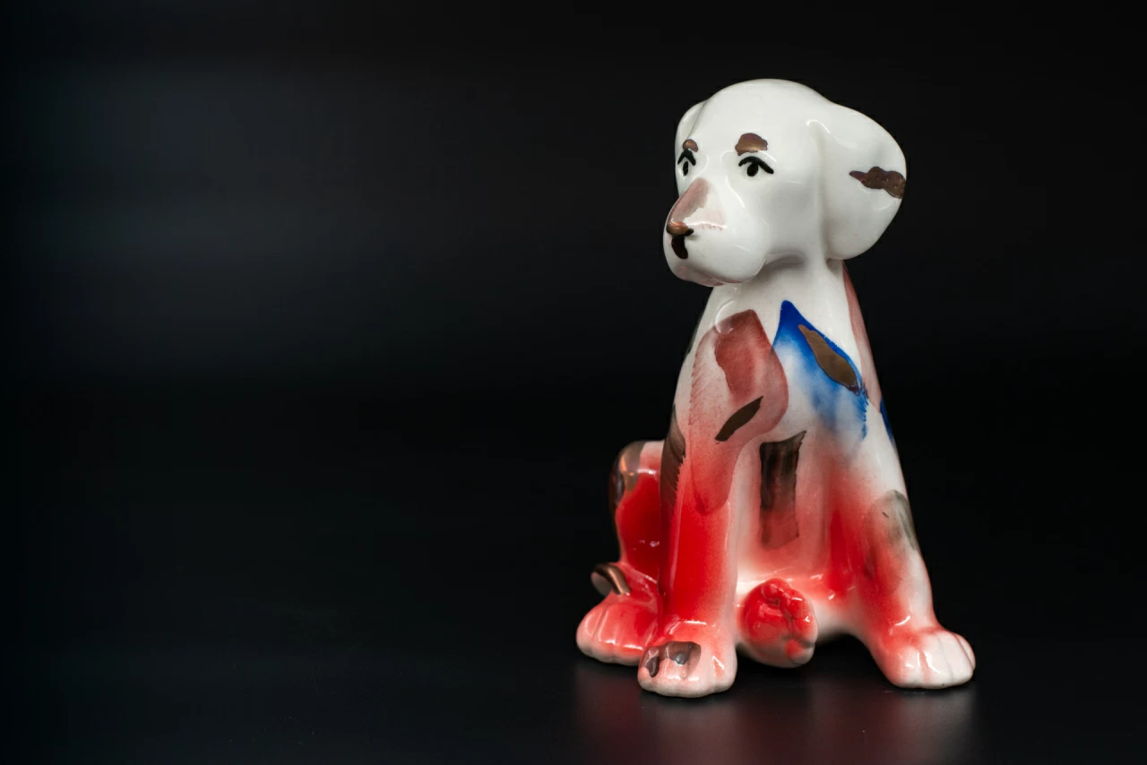 Скульптура Щенок Любопытный, арт 62.11230.00.1,  Скульптура Щенок Любопытный, арт 62.11230.00.1,