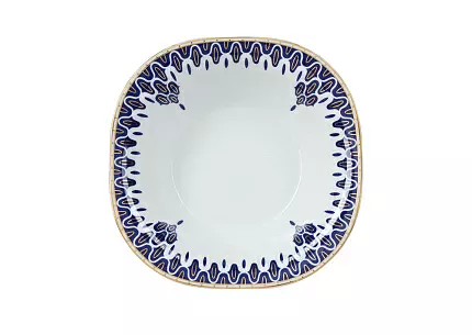 Сервиз столовый форма Европейская 2 рисунок Саламандра-2, 6 персон 22 предметов, арт. 81.27435.00.1