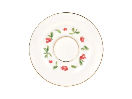 Чашка с блюдцем чайная форма Айседора рисунок Брусника арт. 81.26751.00.1, 