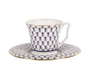 Сервиз кофейный форма Юлия рисунок Кобальтовая сетка, 6 персон 15 предметов, арт. 81.19482.00.1, Сервиз кофейный форма Юлия рисунок Кобальтовая сетка, 6 персон 15 предметов, арт. 81.19482.00.1,