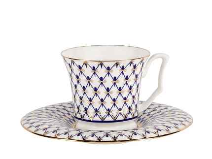 Сервиз кофейный форма Юлия рисунок Кобальтовая сетка, 6 персон 15 предметов, арт. 81.19482.00.1 Сервиз кофейный форма Юлия рисунок Кобальтовая сетка, 6 персон 15 предметов, арт. 81.19482.00.1