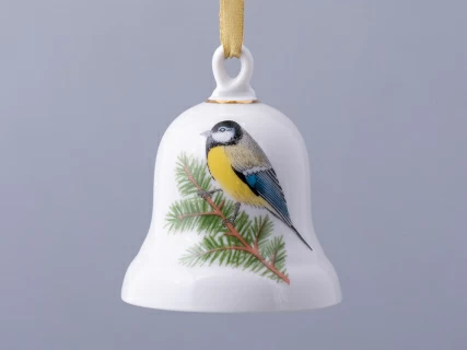 Колокольчик в подарочной упаковке, форма Петелька, рисунок Синица 81.31481.00.1, 