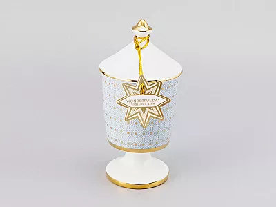 Подарочный Набор Свеча ароматическая рисунок Азур 2 аромат Чудесный день, арт. 81.30076.00.1