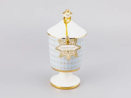 Подарочный Набор Свеча ароматическая рисунок Азур 2 аромат Чудесный день, арт. 81.30076.00.1, 