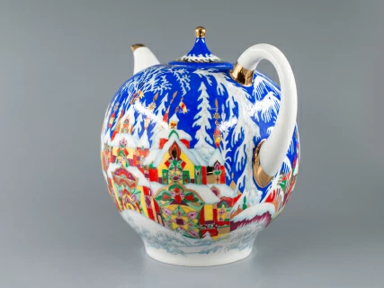 Чайник доливной Новгородский Зимняя сказка 2450 мл арт. 80.07342.00.1, 