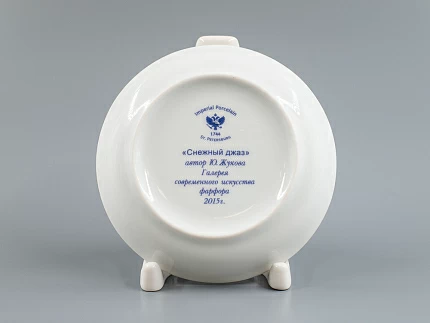 Декоративная тарелка 110 мм, форма Европейская, рисунок Трио. Барабан, арт 80.84069.00.1