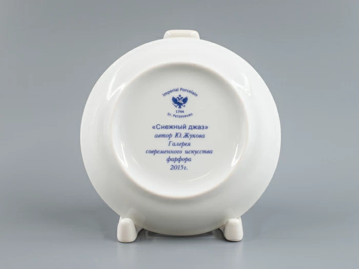 Декоративная тарелка 110 мм, форма Европейская, рисунок Трио. Барабан, арт 80.84069.00.1, 