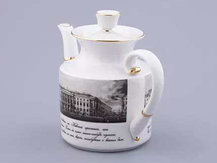 Сервиз чайный на 6 персон 15 предметов, форма Банкетная рисунок Великолепный Невский, арт. 81.32683.00.1