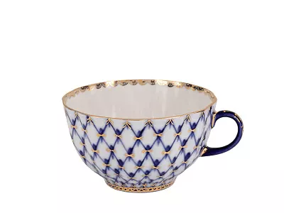 Сервиз чайный форма Тюльпан рисунок Кобальтовая сетка, 6 персон 20 предметов, арт. 81.11141.03.1