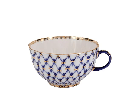 Сервиз чайный форма Тюльпан рисунок Кобальтовая сетка, 6 персон 20 предметов, арт. 81.11141.03.1 Сервиз чайный форма Тюльпан рисунок Кобальтовая сетка, 6 персон 20 предметов, арт. 81.11141.03.1