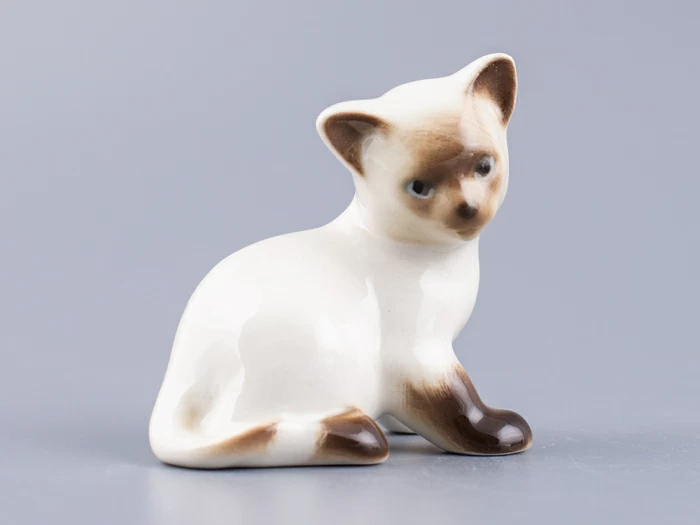 Скульптура Котенок Парамоша сиамский арт. 82.50503.00.1,  Скульптура Котенок Парамоша сиамский арт. 82.50503.00.1,