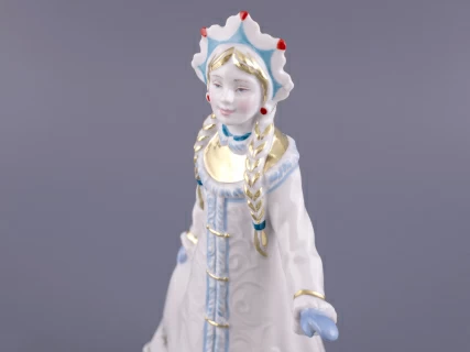 Скульптура Снегурочка-снежинка Девочка Снегурочка арт. 82.39709.00.1, 