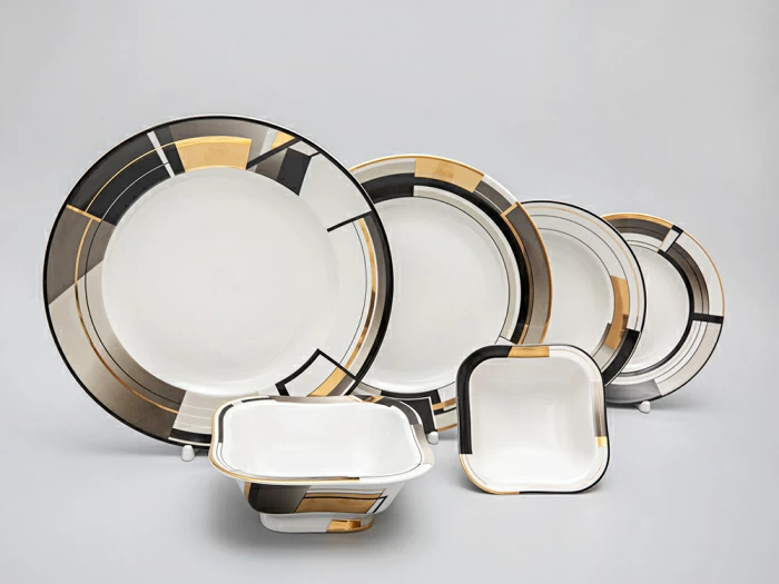 Сервиз столовый форма Молодежная рисунок Проект, 6 персон 22 предмета, арт. 81.28759.00.1, 