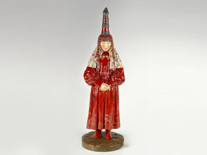 Скульптура Народности России, Киргизская женщина, арт 82.82750.00.1, 