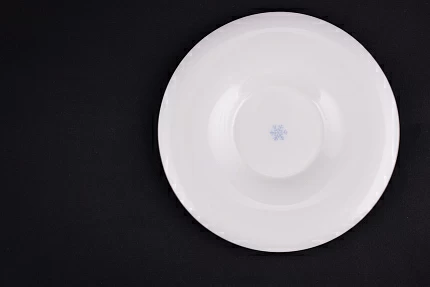 Чашка с блюдцем кофейная, рисунок Конфета Пингвин, форма Юлия, арт 61.21048.00.1